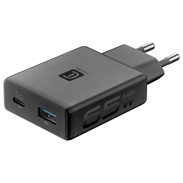 Cellularline Power Lite Slim 65 W Hızlı Şarj Adaptörü - Görsel 3