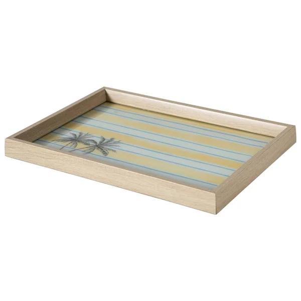 Mudo Home Palmies 31x42 cm Dekoratif Tepsi - Görsel 3