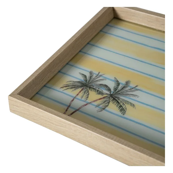 Mudo Home Palmies 31x42 cm Dekoratif Tepsi - Görsel 6