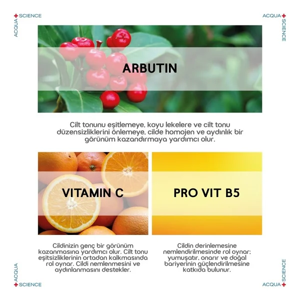 Acqua Perfection Aydınlatıcı ve Renk Tonu Eşitleyici 30 ml C Vitamini Serum - Görsel 4