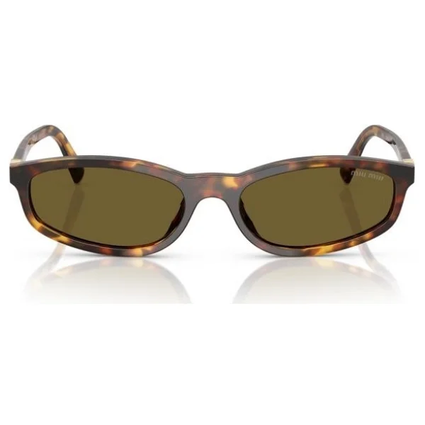 Miu Miu Regard A06S 14L09Z Honey Havana-Dark Brown Kadın Güneş Gözlüğü - Görsel 8