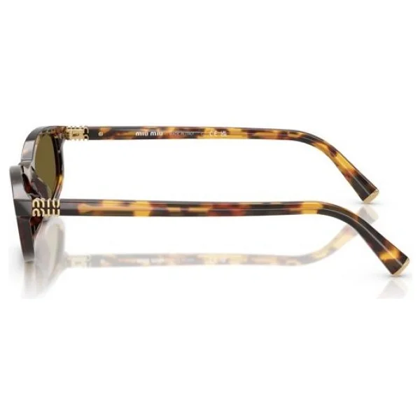 Miu Miu Regard A06S 14L09Z Honey Havana-Dark Brown Kadın Güneş Gözlüğü - Görsel 9
