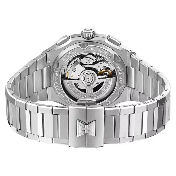 Universe Constant Nebulon Chrono UC7997 Gümüş-Gri Erkek Kol Saati - Görsel 5
