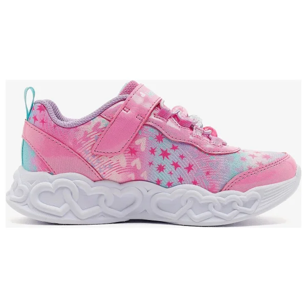 Skechers Infinite Heart Lights Heart Jewels 303261L PKMT Pembe Işıklı Kız Çocuk Spor Ayakkabı - Görsel 8