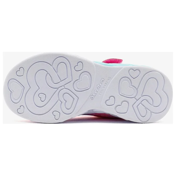 Skechers Infinite Heart Lights Heart Jewels 303261L PKMT Pembe Işıklı Kız Çocuk Spor Ayakkabı - Görsel 10