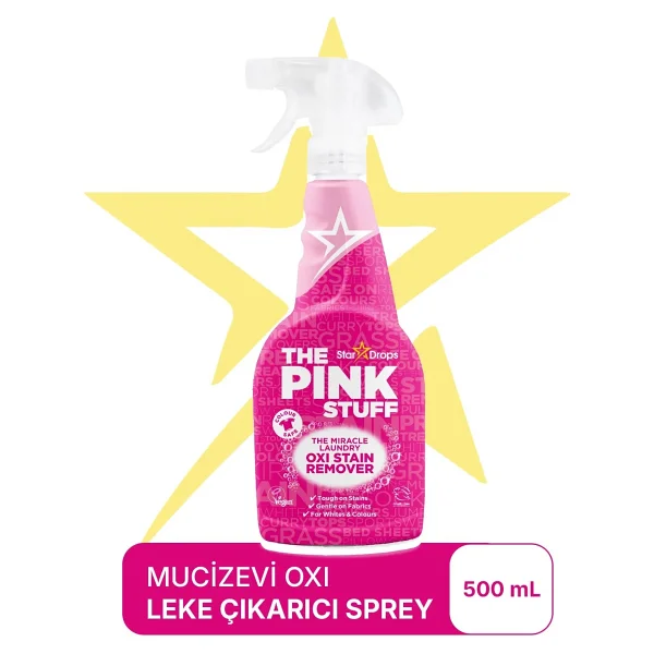 The Pink Stuff Mucizevi Oxi 500 ml Sprey Leke Çıkarıcı - Görsel 9