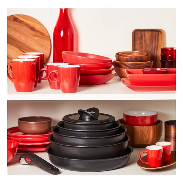 Tefal Ingenio Mix 6X İndüksiyon Tabanlı 18 cm Titanyum Tencere - Görsel 7