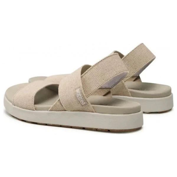 Keen Elle Backstrap 1026042 Krem Kadın Sandalet - Görsel 2
