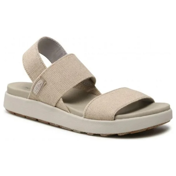Keen Elle Backstrap 1026042 Krem Kadın Sandalet - Görsel 6