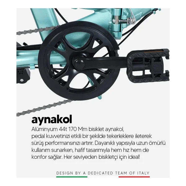 Strada E-Rapido 250 W Katlanabilir Elektrikli Bisiklet - Görsel 8