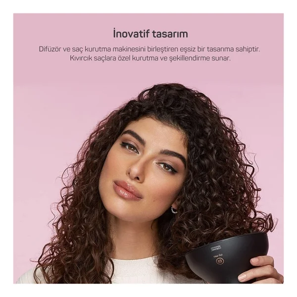 Arzum AR5086 Bellissima Diffon Ceramic Siyah Saç Kurutma Makinesi - Görsel 2