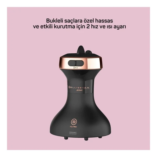 Arzum AR5086 Bellissima Diffon Ceramic Siyah Saç Kurutma Makinesi - Görsel 5