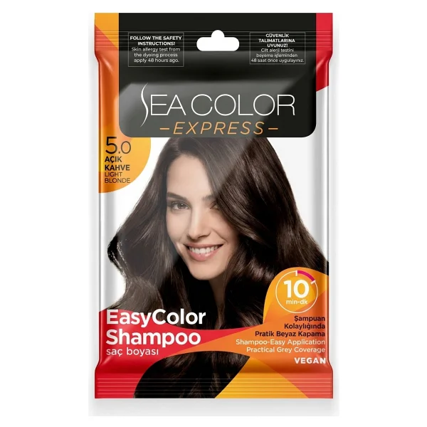 Sea Color Express 5.0 Açık Kahve Saç Boyası - Görsel 4