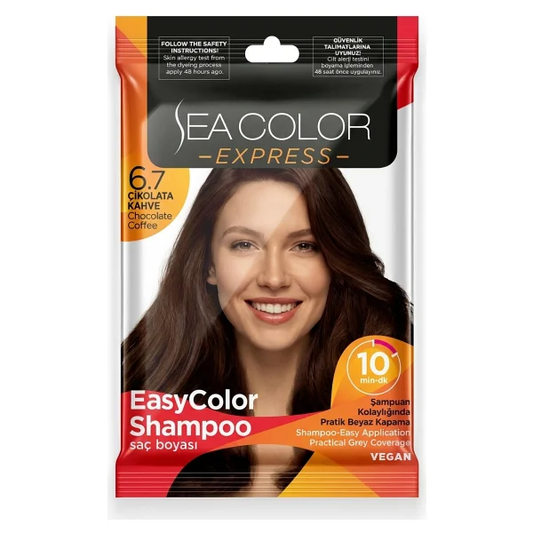 Sea Color Express 5.0 Açık Kahve Saç Boyası - Görsel 8