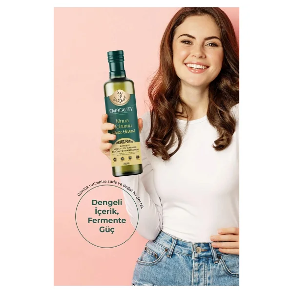 Embeauty Kinoa Tohumu Detox Sirkesi 250 ml - Görsel 5