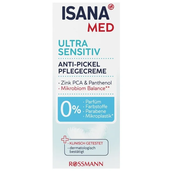 Isana Med Akne Karşıtı Krem Ultra Hassas 50 ml - Görsel 2