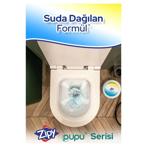 4 Katlı Yedek Suda Dağılan Formül Ultra Yumuşak 500 Adet Islak Tuvalet Kağıdı - Görsel 9