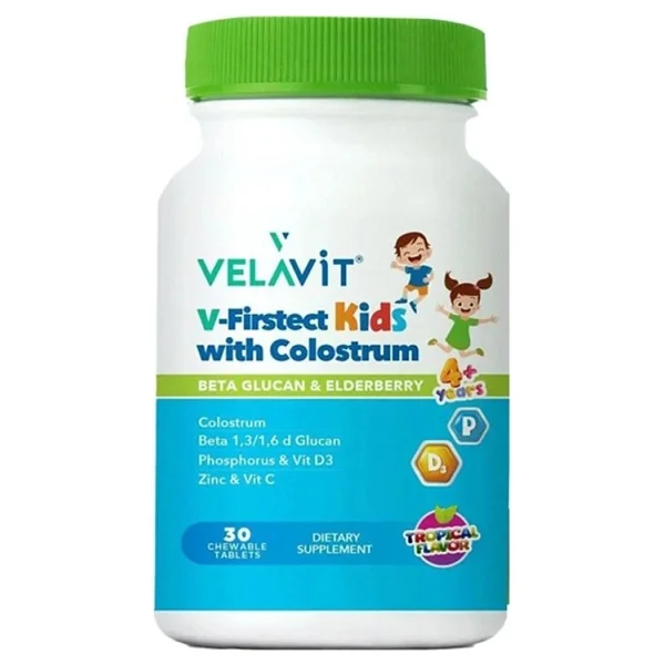 Velavit V Firstect Kids with Colostrum 30 Kapsül - Görsel 9
