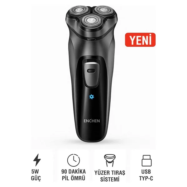 Enchen BlackStone 3D Tıraş Makinesi - Görsel 10