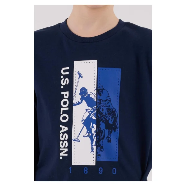 U.s. Polo Assn. Erkek Çocuk Uzun Kol Pijama Takım Lacivert - 5 - 6 Yaş - Görsel 6