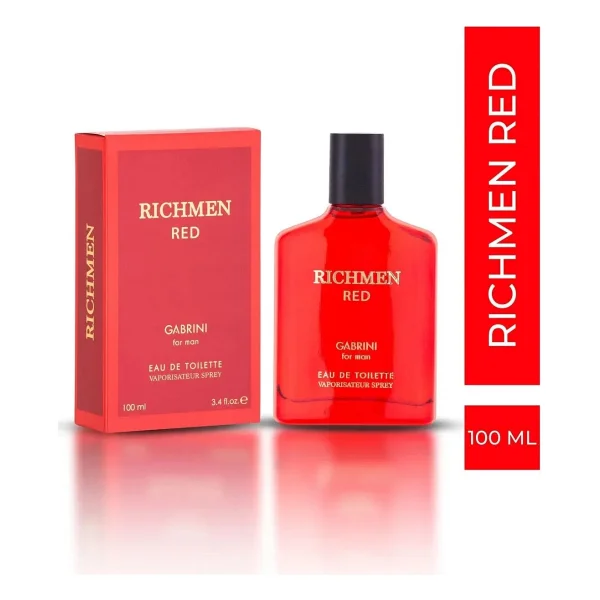 Gabrini Richmen Red EDT 100 ml Erkek Parfüm - Görsel 2