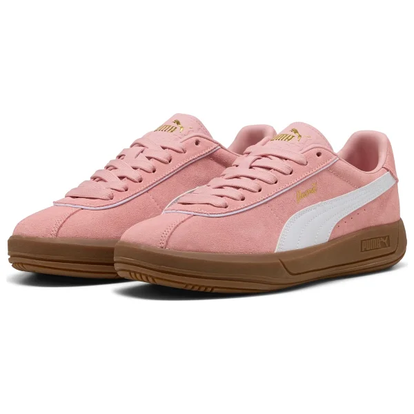 Puma Club Klassika Suede 400718-11 Pembe-Beyaz Kadın Spor Ayakkabı - Görsel 4