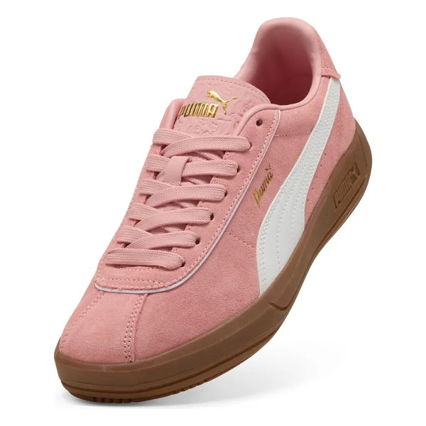 Puma Club Klassika Suede 400718-11 Pembe-Beyaz Kadın Spor Ayakkabı - Görsel 2