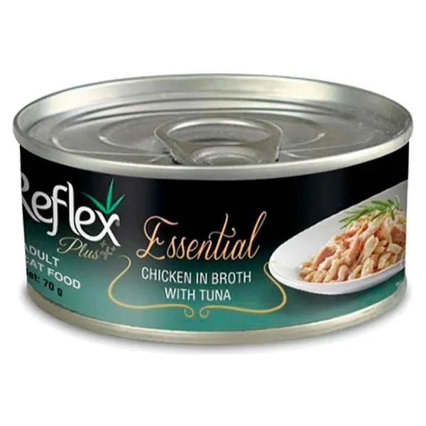 Reflex Plus Essential Tavuklu ve Ton Balıklı 70 gr Yetişkin Konserve Kedi Maması - Görsel 2