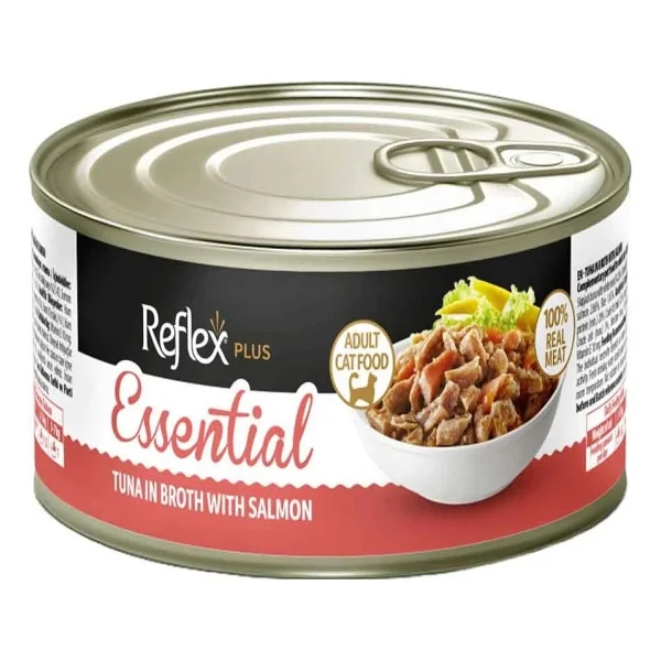 Reflex Plus Essential Ton Balıklı ve Somonlu 70 gr Yetişkin Konserve Kedi Maması - Görsel 5