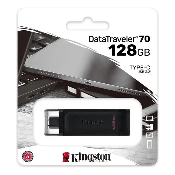 Kingston DataTraveler 70 DT70/128GB 128 GB Flash Bellek - Görsel 10