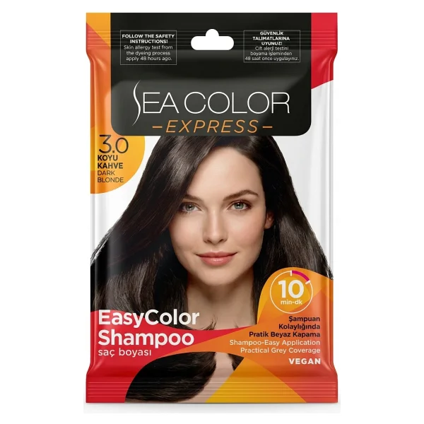 Sea Color Express 3.0 Koyu Kahve Saç Boyası - Görsel 3
