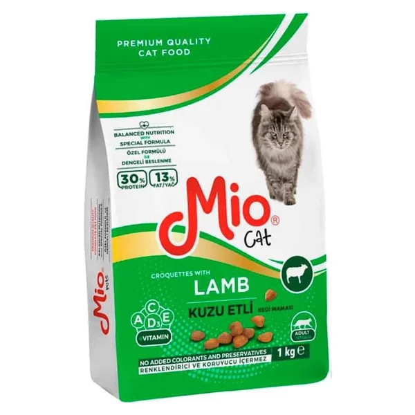 Mio Kuzu Etli 1 kg Yetişkin Kedi Maması - Görsel 2
