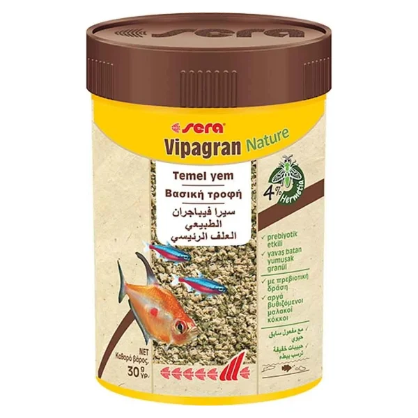 Sera Vipagran Nature 100 ml Granül Balık Yemi - Görsel 5