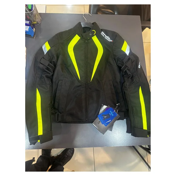 Andes Tech-Touring Yazlık Fileli Motosiklet Montu - Siyah/fosforlu Sarı - XS - Görsel 2