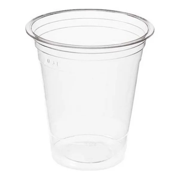 Plastik Şeffaf Bardak Kapaklı Milkshake Bardağı Kahve Bardağı Soğuk Içecek Bardağı 400ML 50 Adet - Görsel 5