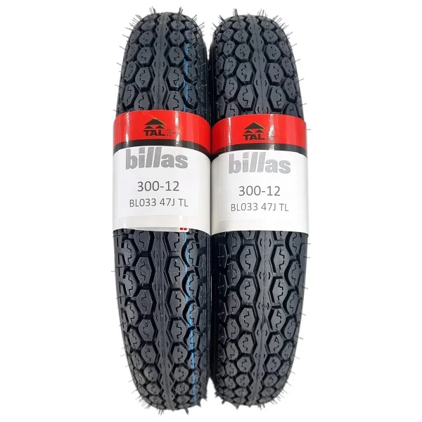 Billas Fayton FX33 Lastik Takımı 2'li 300-12 BL033 Tl(Dubleks) - Görsel 2