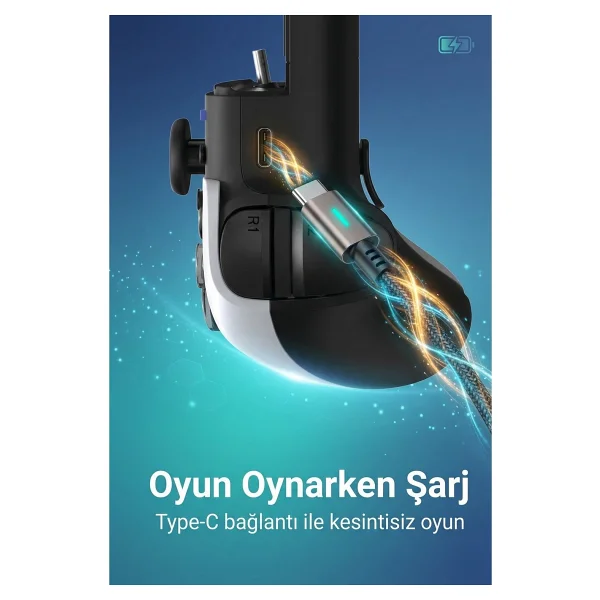 S5 Mobil Oyun Kolu & Gamepad Dönüştürücü - Android, İos, Pc Uyumlu - Type-C Bağlantı & Titreşimli - Görsel 4