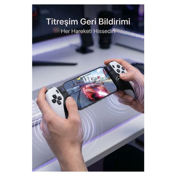 S5 Mobil Oyun Kolu & Gamepad Dönüştürücü - Android, İos, Pc Uyumlu - Type-C Bağlantı & Titreşimli - Görsel 5