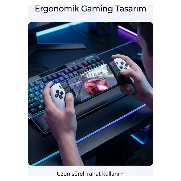 S5 Mobil Oyun Kolu & Gamepad Dönüştürücü - Android, İos, Pc Uyumlu - Type-C Bağlantı & Titreşimli - Görsel 7