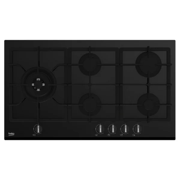 Beko BOCD D 9020 DWS Wok Gözlü Siyah Cam Ankastre Ocak - Görsel 5