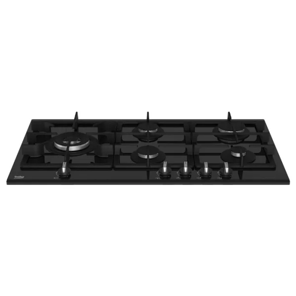 Beko BOCD D 9020 DWS Wok Gözlü Siyah Cam Ankastre Ocak - Görsel 2