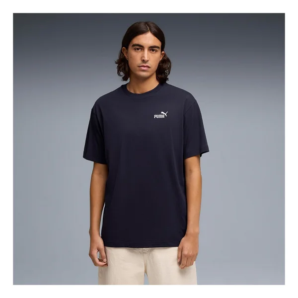 Puma Essentials Relaxed No. 1 Logo 689153 Kısa Kollu Bisiklet Yaka Erkek Tişört - Görsel 7