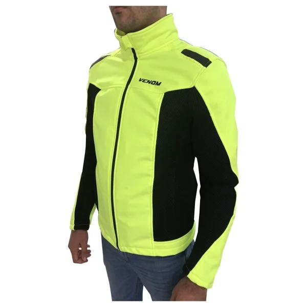 Venom Jaws Air Mesh Yazlık Sarı Motosiklet Montu - Görsel 7