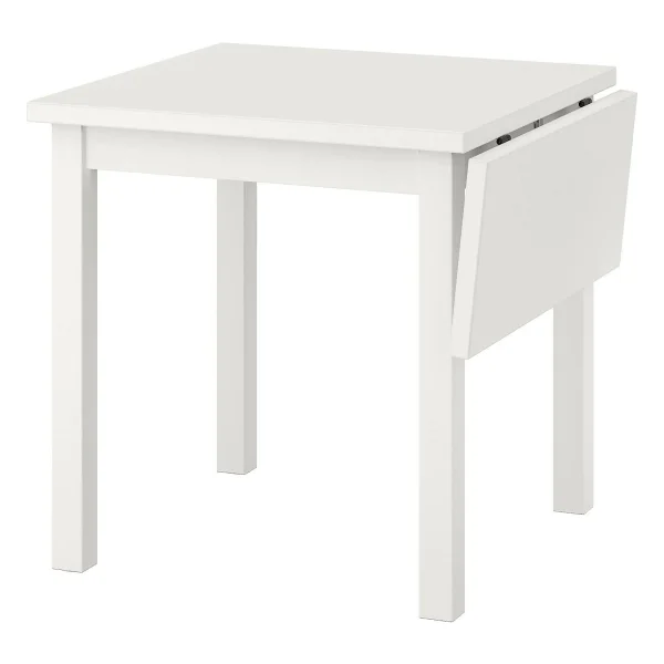 IKEA Beyaz Geniş Yemek Masası - Katlanır Mutfak Masası - Görsel 5