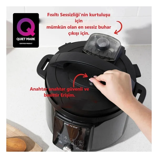 Instant Duo Plus Whisperquiet DPPCC604 5.7 lt Çok Amaçlı Pişirici - Görsel 7