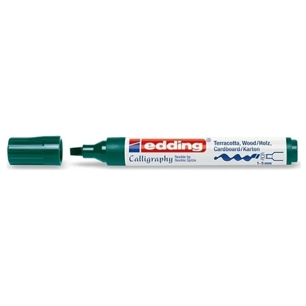 Edding 1455 1-5 mm Bordo Kaligrafi Kalemi - Görsel 6