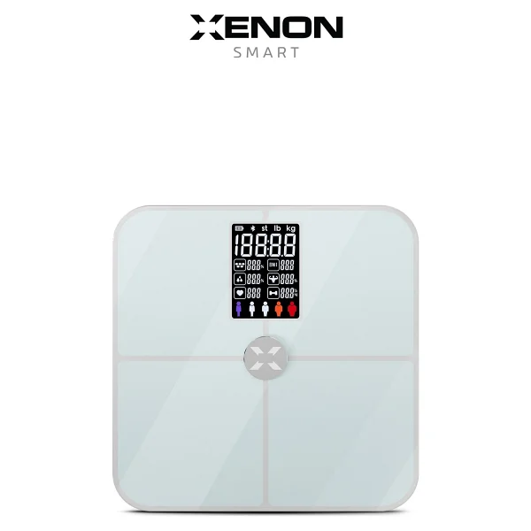 Xenon Smart X8702 Nabız Ölçümlü Beyaz Dijital Baskül - Görsel 5
