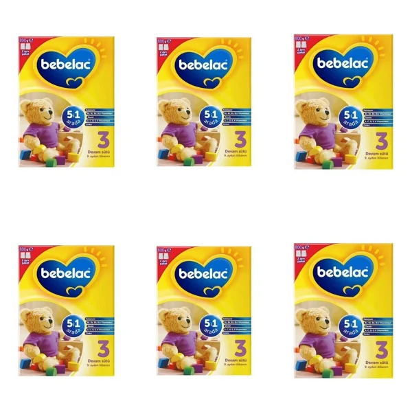 Bebelac 3 Devam Sütü 800 gr 6 Adet - Görsel 8