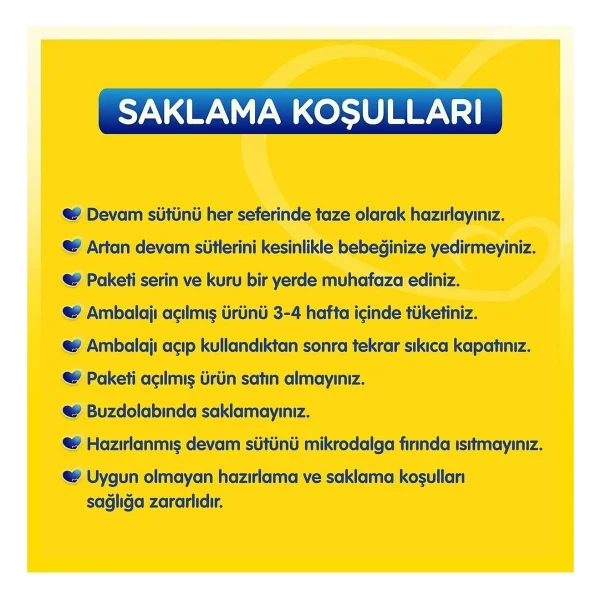 Bebelac 3 Devam Sütü 800 gr 6 Adet - Görsel 6
