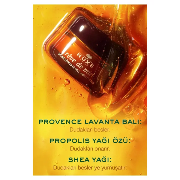Nuxe Reve De Miel Baume Levres 15 gr Dudak Balsamı - Görsel 10